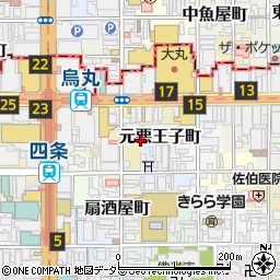 京都府京都市下京区元悪王子町47周辺の地図