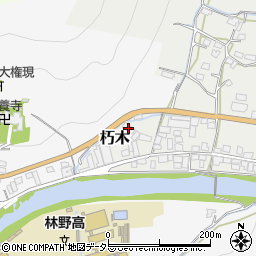 岡山県美作市朽木103周辺の地図
