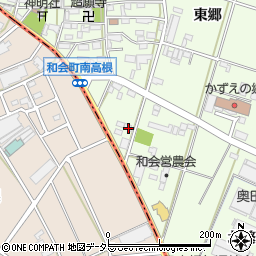 愛知県豊田市和会町南高根周辺の地図