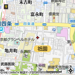 緑寿庵　清水祗園店周辺の地図