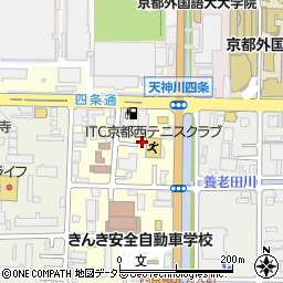 京都府京都市右京区西院西貝川町52-9周辺の地図