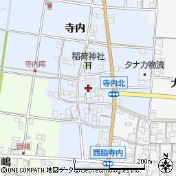 兵庫県西脇市寺内90周辺の地図