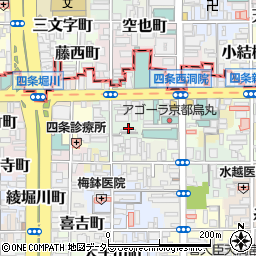 京都府京都市下京区石井筒町536周辺の地図