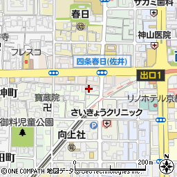 京都府京都市右京区西院松井町15周辺の地図