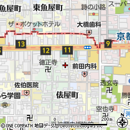 京都府京都市下京区八文字町352周辺の地図