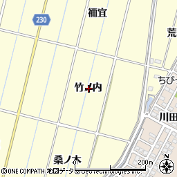 愛知県豊田市桝塚東町竹ノ内周辺の地図