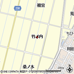 愛知県豊田市桝塚東町（竹ノ内）周辺の地図