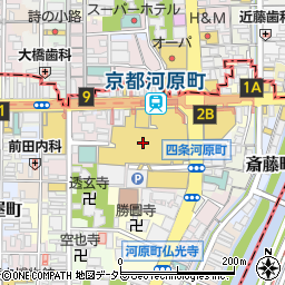 京都高島屋Ｓ．Ｃ．　７階グランドホール周辺の地図