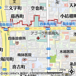 京都府京都市下京区妙伝寺町周辺の地図