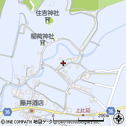 兵庫県西脇市上比延町701周辺の地図
