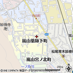 京キモノ嵯峨野　京都絹匠周辺の地図