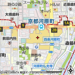 フォション 京都高島屋店周辺の地図