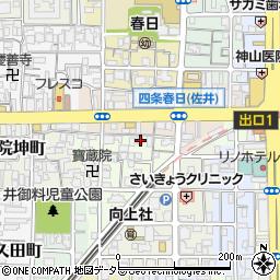 京都府京都市右京区西院松井町13周辺の地図