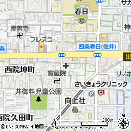 京都府京都市右京区西院松井町10周辺の地図