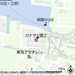 株式会社カナサシ重工　営業部周辺の地図