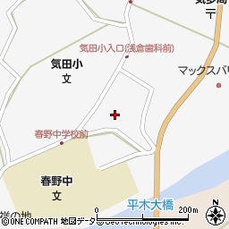 静岡県浜松市天竜区春野町気田539周辺の地図