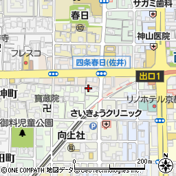 京都府京都市右京区西院松井町15-2周辺の地図