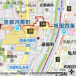 京都府京都市下京区船頭町189周辺の地図