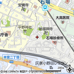 滋賀県大津市石場4-45周辺の地図