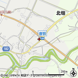 滋賀県蒲生郡日野町音羽531-1周辺の地図