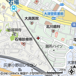 滋賀県大津市打出浜8-10周辺の地図