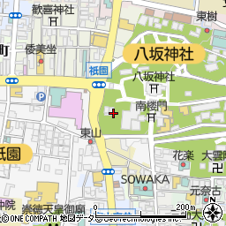 柚子屋旅館 京ごはん處 一心居 祇園店周辺の地図