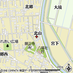 愛知県豊田市桝塚西町北山周辺の地図