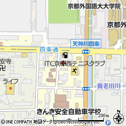 京都府京都市右京区西院西貝川町52-5周辺の地図