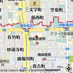京都府京都市下京区高野堂町周辺の地図
