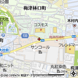 氏政クリーニング　梅津店周辺の地図