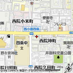 西脇染工所周辺の地図