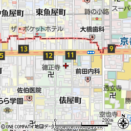 京都府京都市下京区八文字町355周辺の地図