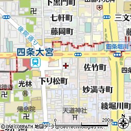 京都府京都市下京区下り松町143周辺の地図
