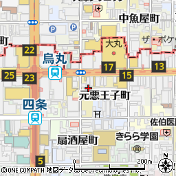 京都府京都市下京区元悪王子町41周辺の地図