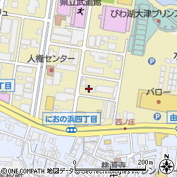 近畿労働金庫　滋賀県本部周辺の地図