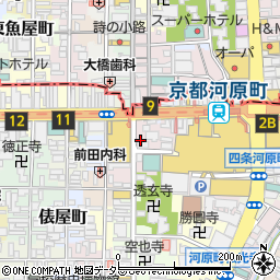 京都府京都市下京区貞安前之町611周辺の地図