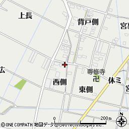 愛知県豊田市福受町（西側）周辺の地図