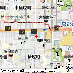 京都府京都市下京区八文字町356周辺の地図