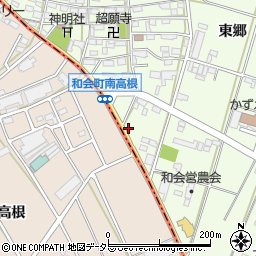 愛知県豊田市和会町南高根4周辺の地図