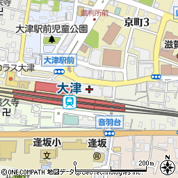 フレンドマート大津駅前店周辺の地図