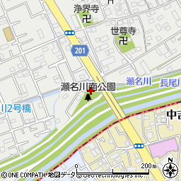瀬名川南公園周辺の地図