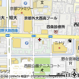 スタジオマリオ　京都・四条西院店周辺の地図