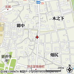 愛知県東海市加木屋町畑尻39周辺の地図