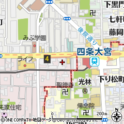 京福電気鉄道株式会社　管理部周辺の地図