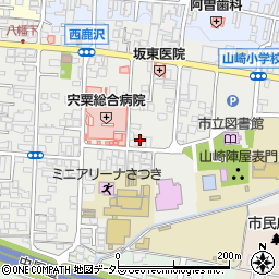 兵庫県宍粟市山崎町鹿沢94周辺の地図