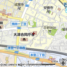 滋賀県体育協会（公益財団法人）　競技力向上担当周辺の地図