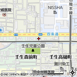 京都府京都市中京区壬生高樋町31周辺の地図