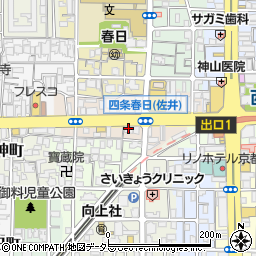 屋台居酒屋 大阪 満マル 京都西院店周辺の地図