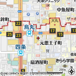 京都府京都市下京区元悪王子町37周辺の地図