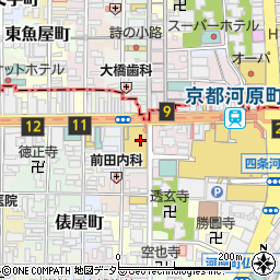 京都府京都市下京区貞安前之町605周辺の地図